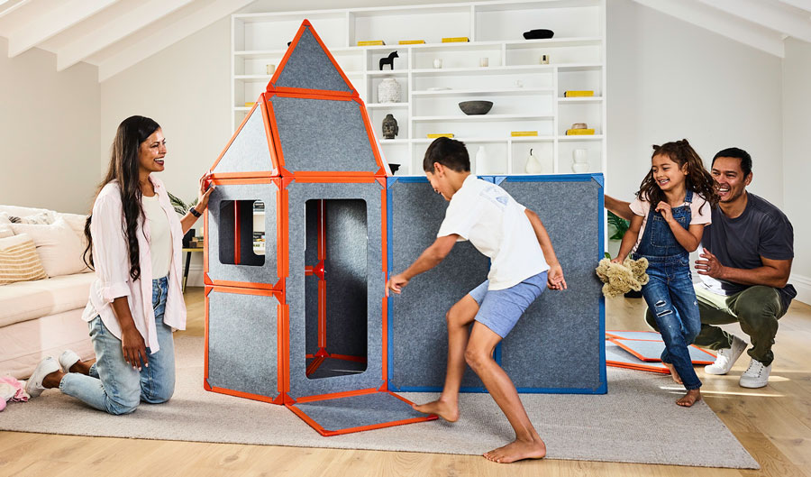 The Rectangles Add-On Pack by Superspace in the Orange Color Variant