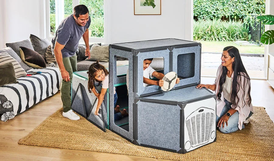 The Family Pack by Superspace has 40 Giant Magnetic Tiles. Fun for the whole family!