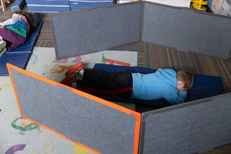 Superspace creates nap corners, quiet zones, and small group areas